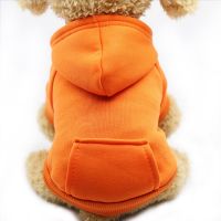 Classic Designer Pet Clothes Carrying Cat Basic Pet Dog Hoodies With Pocket