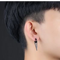 Cyue European Stainless Steel Hoop Stud Earrings For Women/men Jewelry