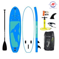 Inflatable sup hydrofoil starboard sup