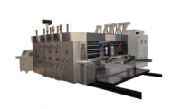 Automatic 5 colors Flexo Printing Slotting die cutting and stacking machine