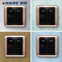 2021 Share  Factory Hottest Sale Electric Wall Switch  Push Button 2 Gang  Switch 250V 16A For Residential and Commercial