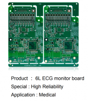PCB for 6L ECG monitor board in medical