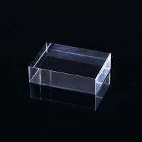 99.99 Purity Clear Heat Resistant Uv Rectangle Fused Silica Quartz Glass Piece