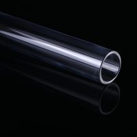 Heat Resistant Quartz Glass Cylinder Fused Silica Transparent Quartz Tubes