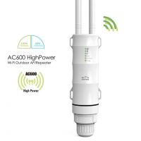Dual Band 3-IN-1 AC600 High Power WiFi Outdoor Waterproof 5GHz 433 Mbps 2.4GHz 150 Mbps Access Point WS-WN570HA1