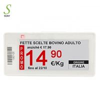 SUNY 2.9 Inch Epaper Display E-ink Shelf Label for Supermarket Digital Display Electronic Shelf Labels