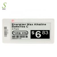 Suny 2.9 inch Supermarket Electronic Price Tag Esl Label Store Esl Digital Price Tag Electronic Shelf Label