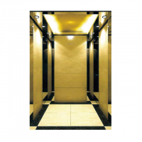Hot sale 7 floors laminated 3 panels side open door type fuji lift elevator