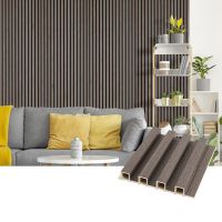 3D Embossed Wooden Plastic Composite WPC Wall Panel