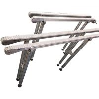 Good price automatic chain conveyor electric power retractable smooth flexible conveyor