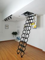 remote controlled loft folding  ladder for the tiny house