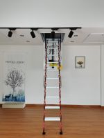 Manual  folding attic ladder  stainless steel