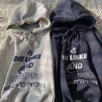 Loose hooded hoodies for couples