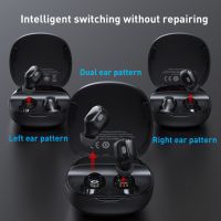 Lingzhi WM01 Plus Wireless Headphones TWS Bluetooth 5.0 Earphones Stereo Sports Waterproof Headsets With LED Digital Display