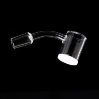 Smoking accessories perfect weld flat top white bottom quartz nails clear male female joint 10mm 14mm 18mm banger for water pipe