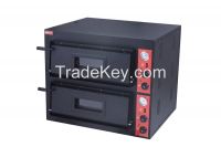 Hot selling high quality protable Chinese Gas Pizza Oven 2 Deck Counte
