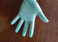 Disposable powder free medical chemical resistant examination cut resistant work nitrile glove