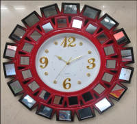 Luxury Home Decor Plastic Wall Clock