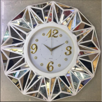 3D Decoration Wall Clock Design Without Sound
