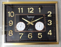 Fancy Temperature and humidity Luminous Wall clock Home decoration clock