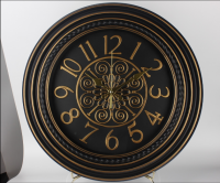 High Quality Antique Design Decoration Quartz Plastic Wall Clock