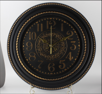 Europe Style Plastic Round Decor Antique Look Oversized Wall Clock