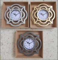 High Quality With Best Price Decorative Hollowed-out Plastic Quartz Wall Clock