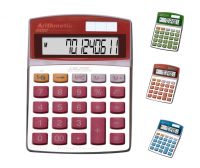 Colorful Candy Color 8-digit  Cute Portable Office Solar Dual Power Calculators