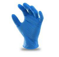 disposable nitrile glove blue