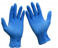 nitrile glove blue