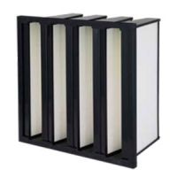 V-bank HEPA Filter Cleanroom Air Filters Cleanroom Supplies Manufacturer