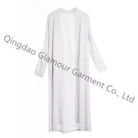 2021 High Quality Custom Embroidery Logo Women Men Waffle Cotton Bathrobe for SPA Home Wear 