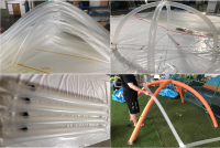 TPU inflatable tube for outdoor camping inflatable tent