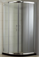 Custom Conner Curved Sliding Glass Quadrant Shower Enclosures