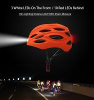 LED Light Rechargeable Bicycle Cycling skate Helmet