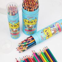 Factory Wholesale  Custom Logo Coloring Pencils 12 18 24 36 48 Pencil Colors Set For Children