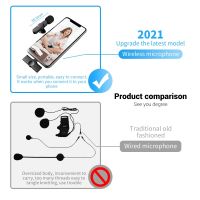 Microphone factory wholesales Newly designed wireless microphone for iphone 11 12 portable podcast with radio