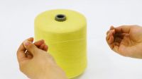 Heat Resistant Para Aramid Spun Yarn For Fireproof And Anti-cutting Fabrics