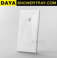 High quality standard resin shower base different style customized shower tray black
