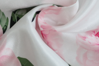 100% Polyester Digital Printed Floral Satin