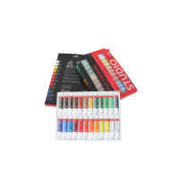 Acrylic Paints 10*22ml In 61 Colors Art Sets Wholesale For Canvas With Ap En71 Ce Certification