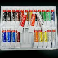 Custom made 24 colors artistic drawing professional 12ml acrylic paint set