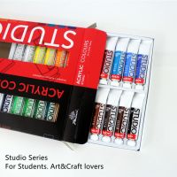 Cheap Acrylic Paints 12 X 12ml In 61 Colors Art Sets Wholesale For Canvas With Ap En71 Ce Certification