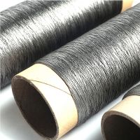 316l Stainless Steel Fiber Sewing Thread Metallic Yarn