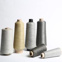 Textile Blended Yarn Temperature Heat Resistance Conductive Stainless Steel Electrically Sewing Thread