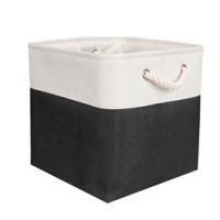 Collapsible Fabric Storage Cubes Fabric Storage Basket Cube with Handles for Organizing Shelf Nursery