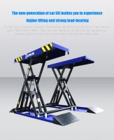4T Ce Approved Four Cylinders Hydraulic  China Manufacturer Car Scissor Lift