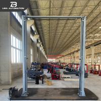 Car Lift LIBA 4000kg weight 1.8m high Two Post Clear Floor Car Lift Price for Sale