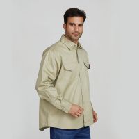 wholesale Frc Mechanic Workwear Flame Resistant Oil &amp; Waterproof Shirt For Workers Uniform