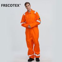 Xinke Custom Workwear Orange Flame Retardant Safety Hi Vis Coverall Working For Construction Workers